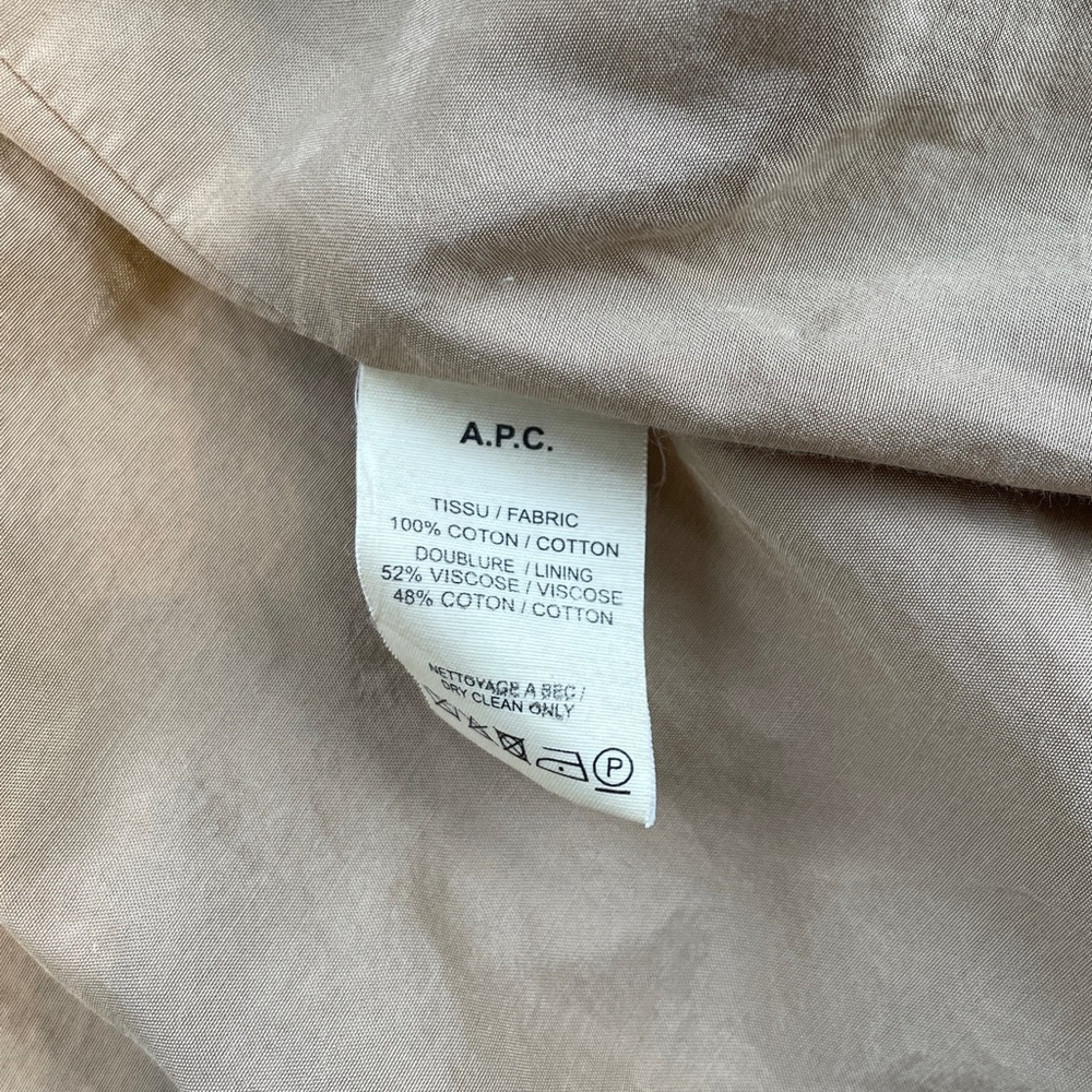 APC Tan Hooded Jacket - Picture 5 of 6